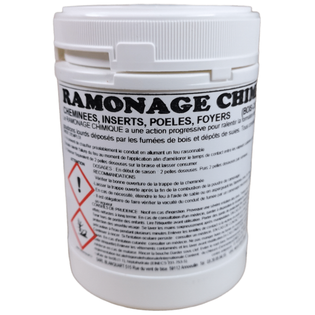 Pot de ramonage bistre 800 grammes