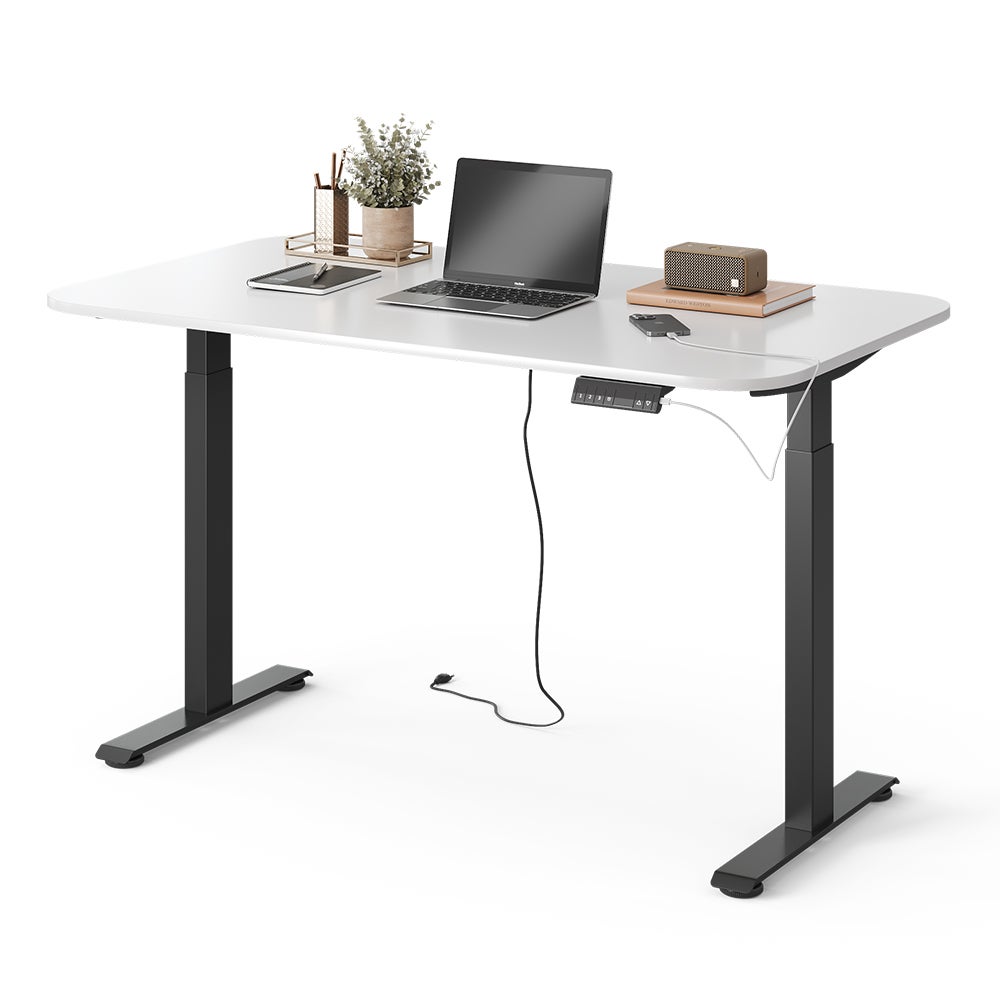Vicco Biurko Elevate, Czarny/biały, 140 x 80 cm 2 silniki - 6