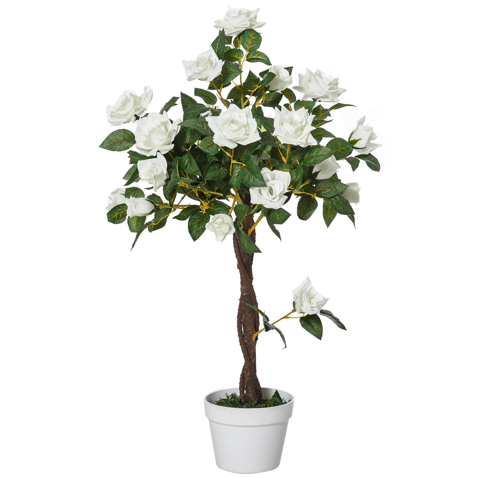 Arbre artificiel. Plante artificielle dans un pot en ciment. Plante artificielle - 2