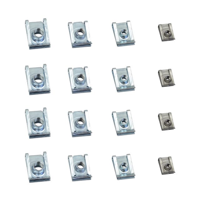 Mobestech Set Di 10 Pezzi Di U Clip Per e Bici - Dadi M5 in Argento - Con Scatola - Graffette Filettate Per Fissaggio e Sicuro Di Pannelli Di Rivestimento e Mobestech Set Di 10 Pezzi Di U Clip Per e Bici - Dadi M5 in Argento - Con Scatola - Graffette Filettate Per Fissaggio e Sicuro Di Pannelli Di Rivestimento e