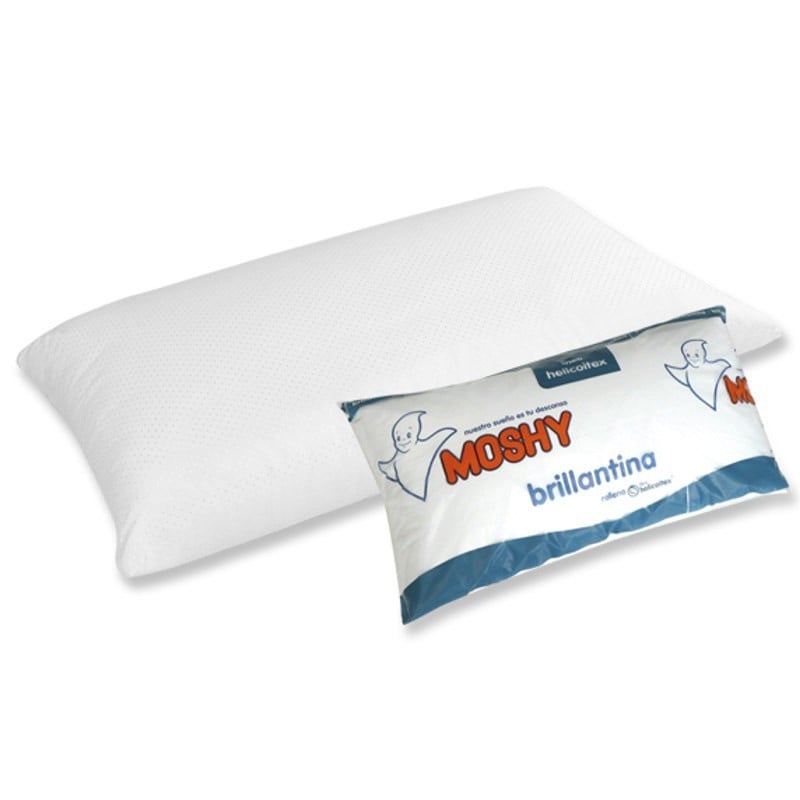 Almohada para habitación dormitorio brillantina moshy confeccionado en algodón, poliéster y fibra heliotex 80 cm