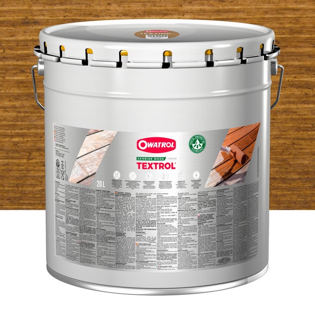 Saturateur extérieur bois résineux / Autoclaves Owatrol TEXTROL® Chêne moyen (ow12) 20 litres