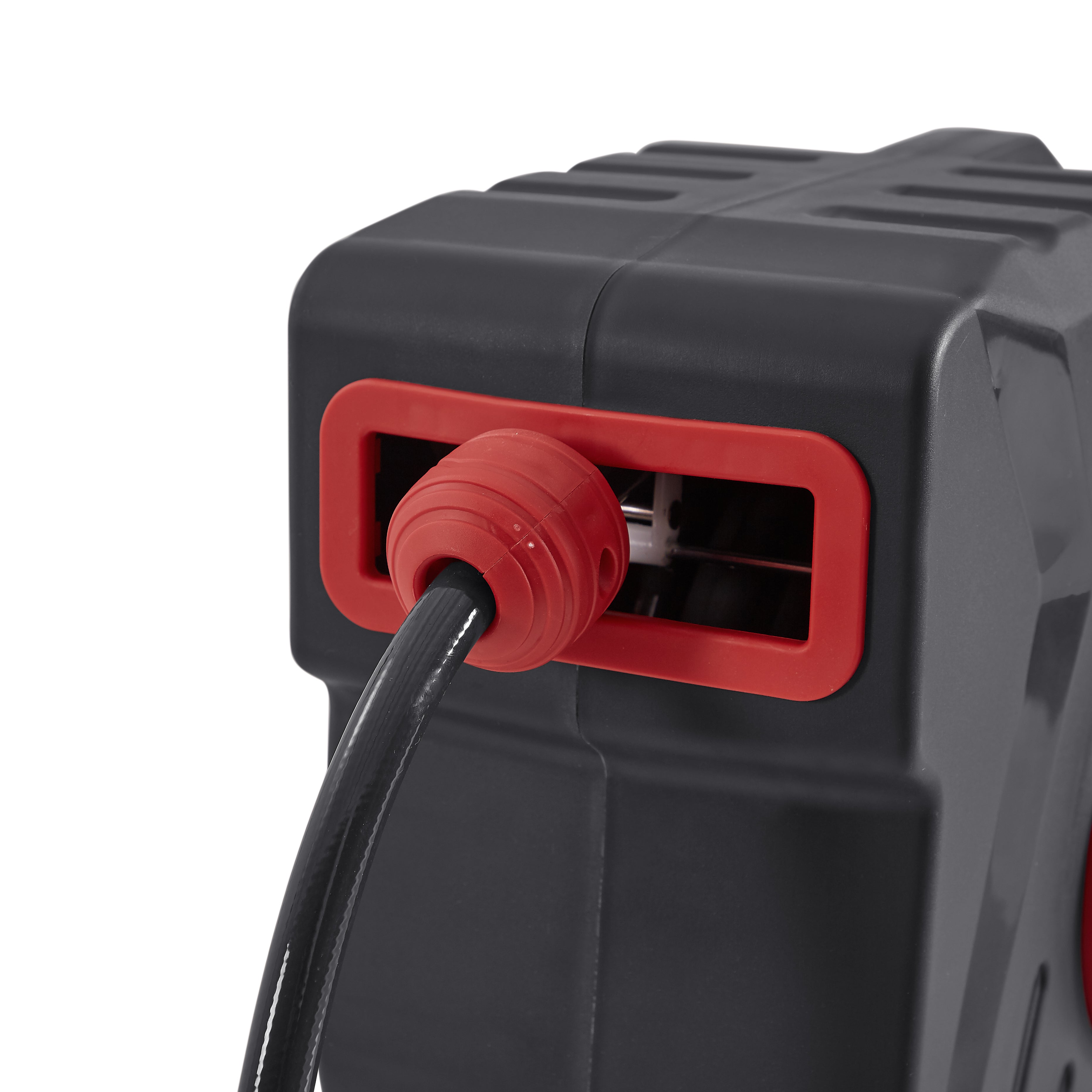 AREBOS Tuyau à air comprimé 20 m Support mural Raccord rapide 1-4