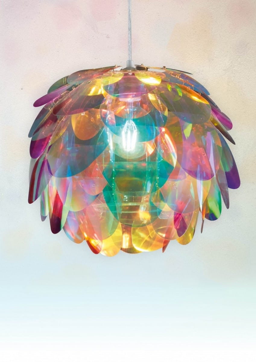 Lampa sufitowa wisząca Clover wielokolorowy 1xE27x40W wym: 150 x 40 x 40 cm akryl RL - 2