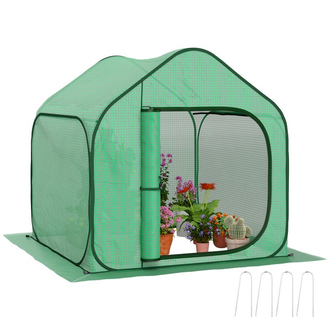 Mini serre pop-up Polyéthylène Outsunny