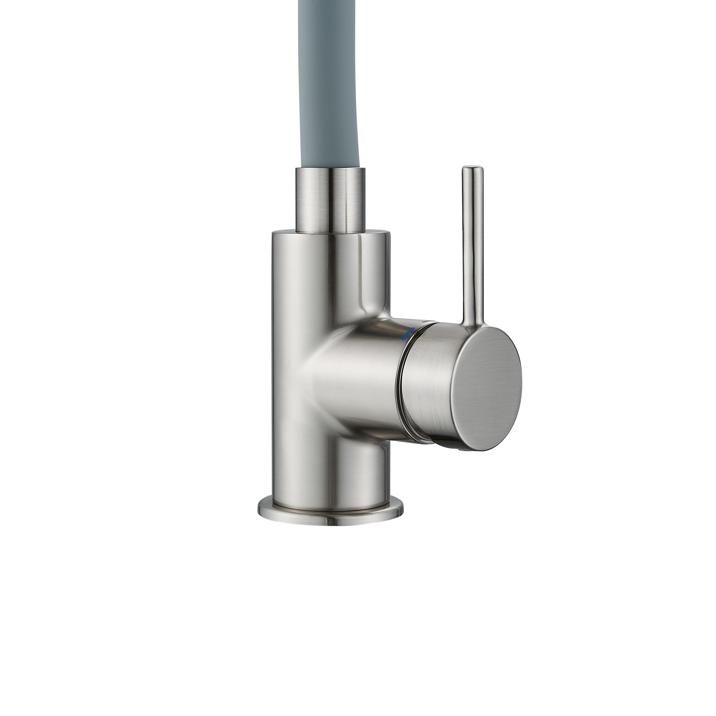 Rubinetto da cucina con becco flessibile DELINIA Eleki grigio - 5