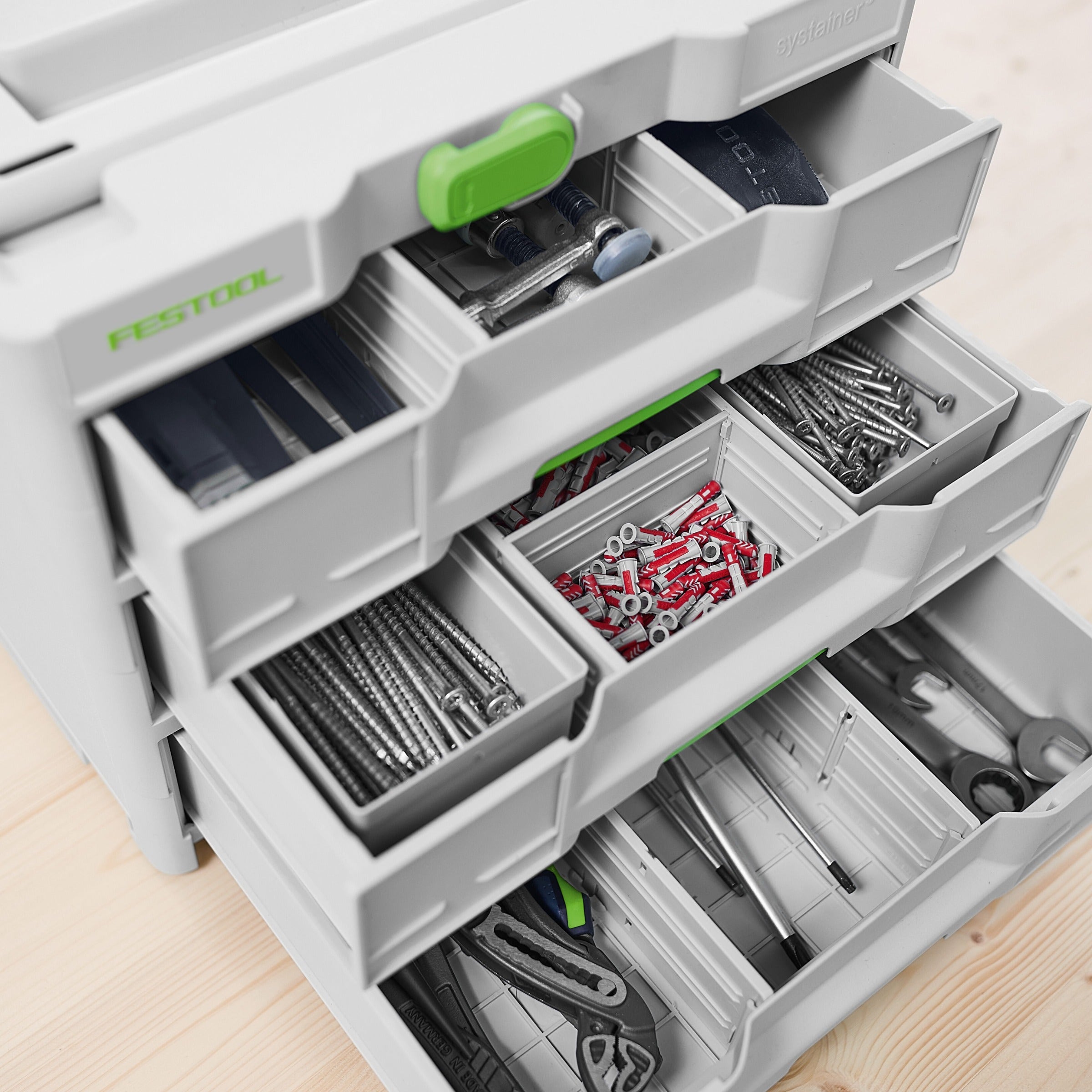 Festool - Sortainer SYS3-SORT/3 M337 avec 3 tiroirs - 577769 - 5