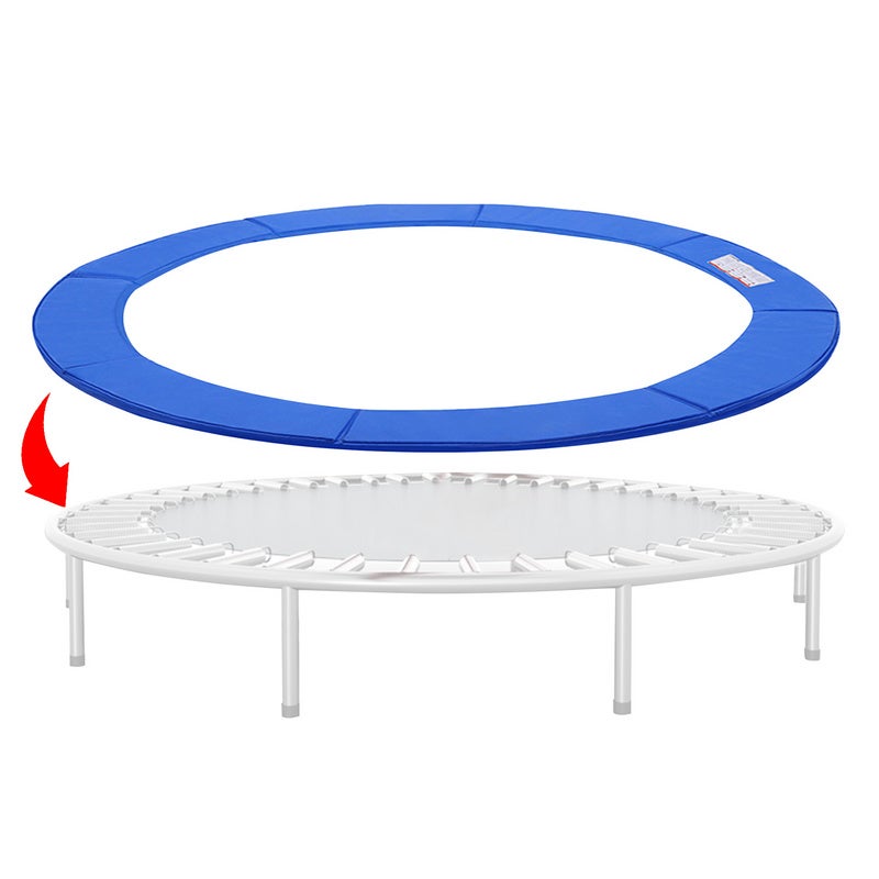 Coussin De Protection Imperméable Pour Trampoline - Housse Latérale Noire Pour 8FT