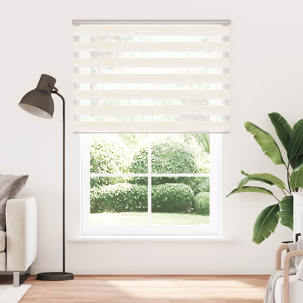 Estor cebra beige mármol tejido ancho 150,9 cm poliéster - 2