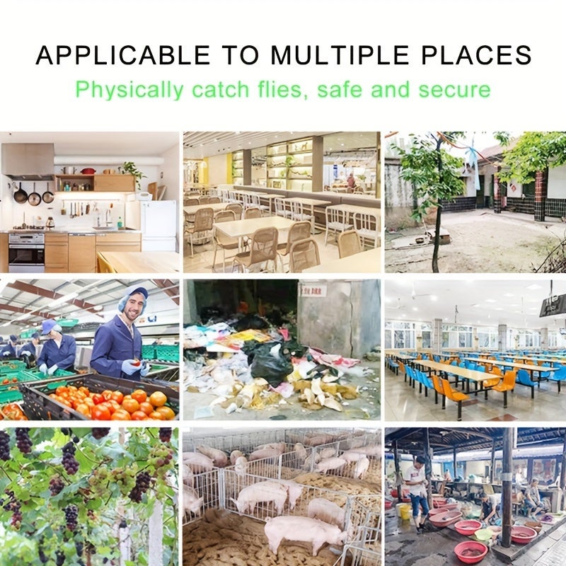 Piège à mouches automatique 7 trous avec appât, pour la maison, le jardin, le restaurant, la cantine, etc. - 8