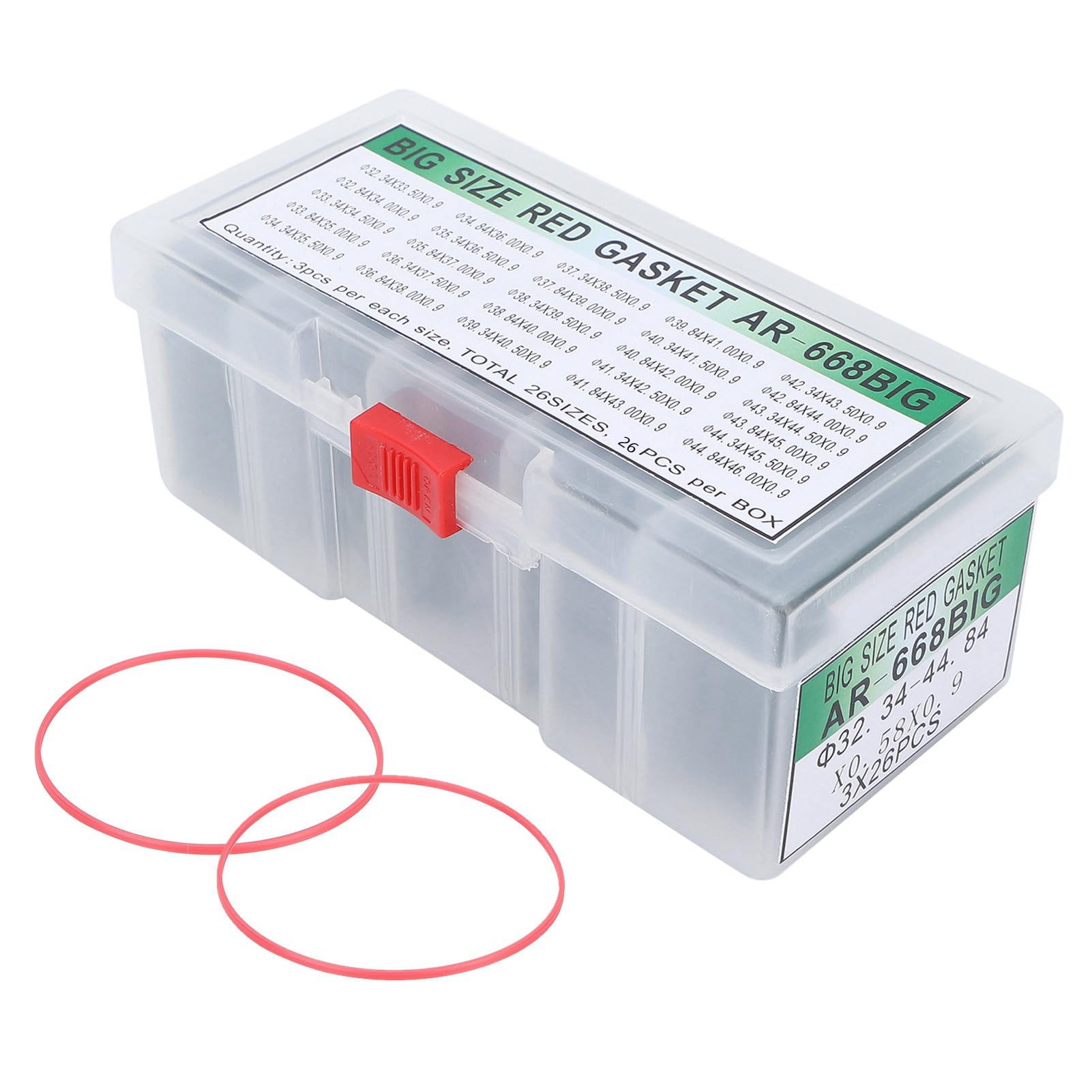 Lot De 5 Joints Toriques En Nitrile (caoutchouc) - Dimensions 142x150x4 Mm