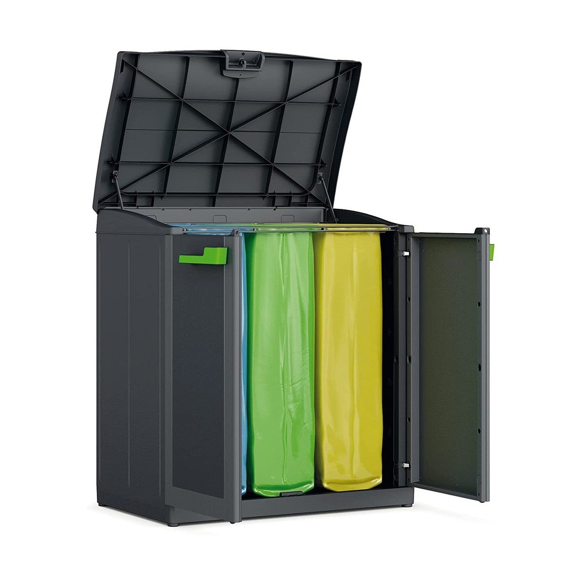 Pattumiera per raccolta differenziata Ready 5 l bianco acquista da OBI