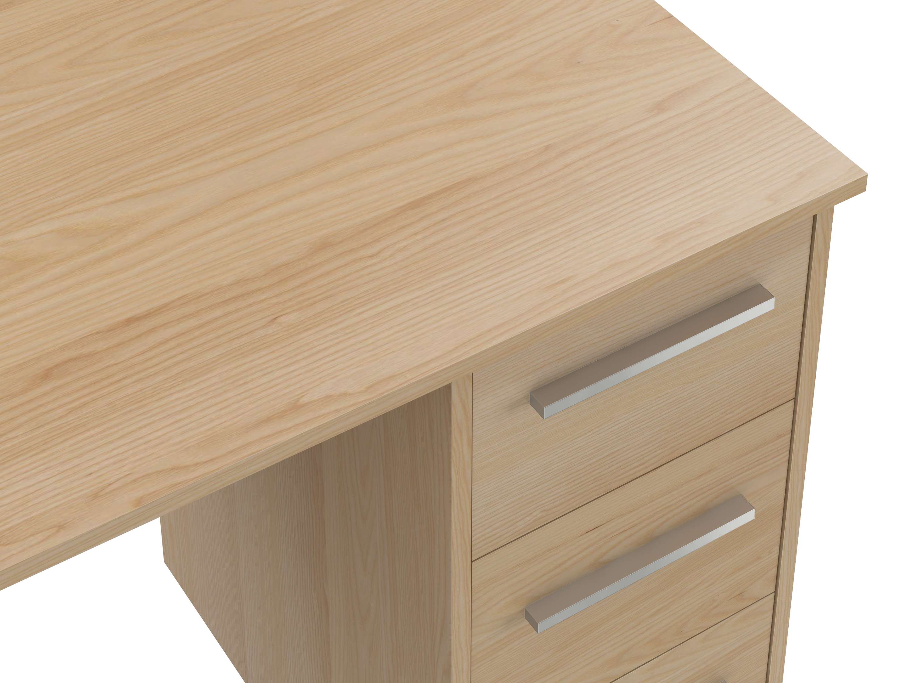 Bureau SAME 3 tiroirs 110x56x74 cm hêtre TALESA - 5