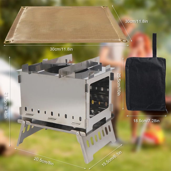 Barbecue extérieur acier inoxydable intégré poêle ... - Grandado Barbecue extérieur acier inoxydable intégré poêle ... - Grandado