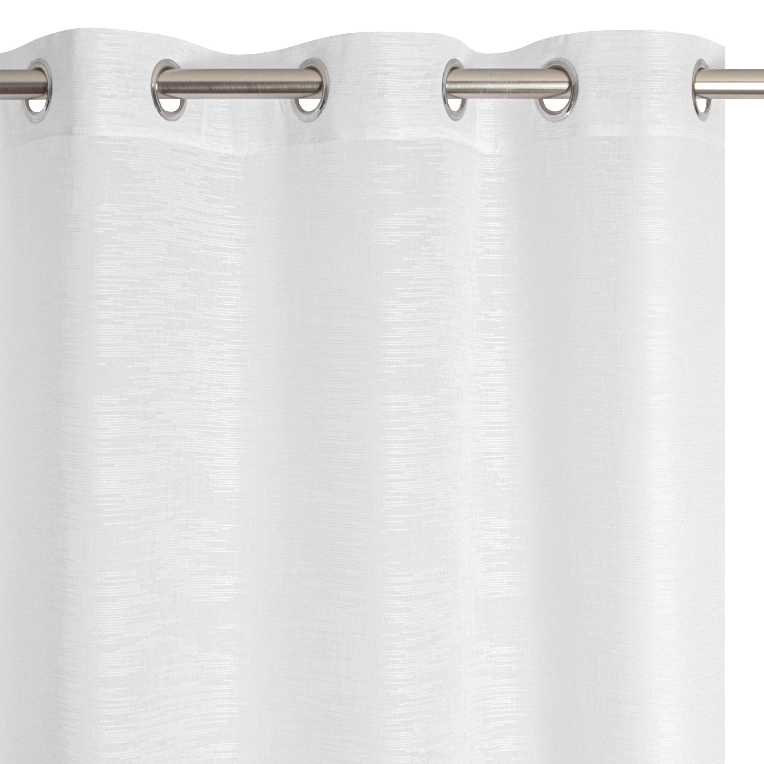 Cortinado ilhós Maryne 200x280cm branco Inspire - 5