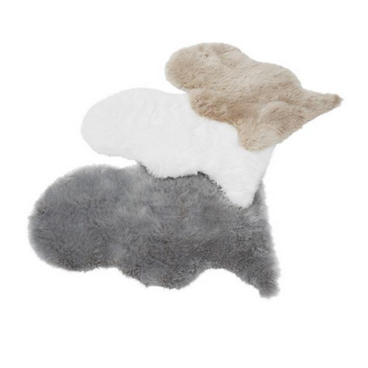 Descente de lit effet peau de mouton FUR 140x200 cm - 3