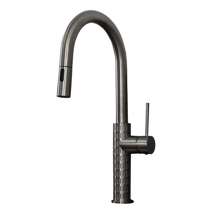 Architek Bateria zlewozmywakowa wyciągana głowica prysznicowa kolorze szczotkowanej miedzi