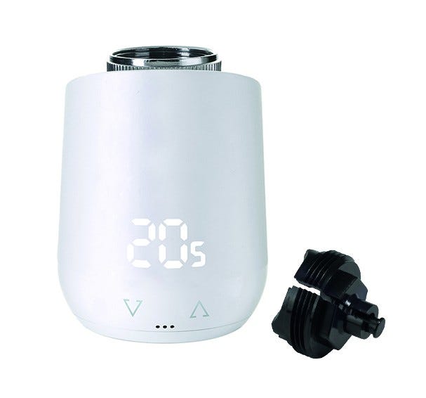 Cabezal radiador inalámbrico para válvulas termostáticas conexión