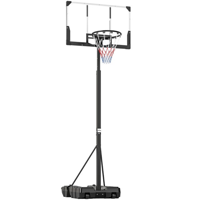 Tabela de Basquetebol SPORTNOW PC, Aço Preto 120x70x375 cm
