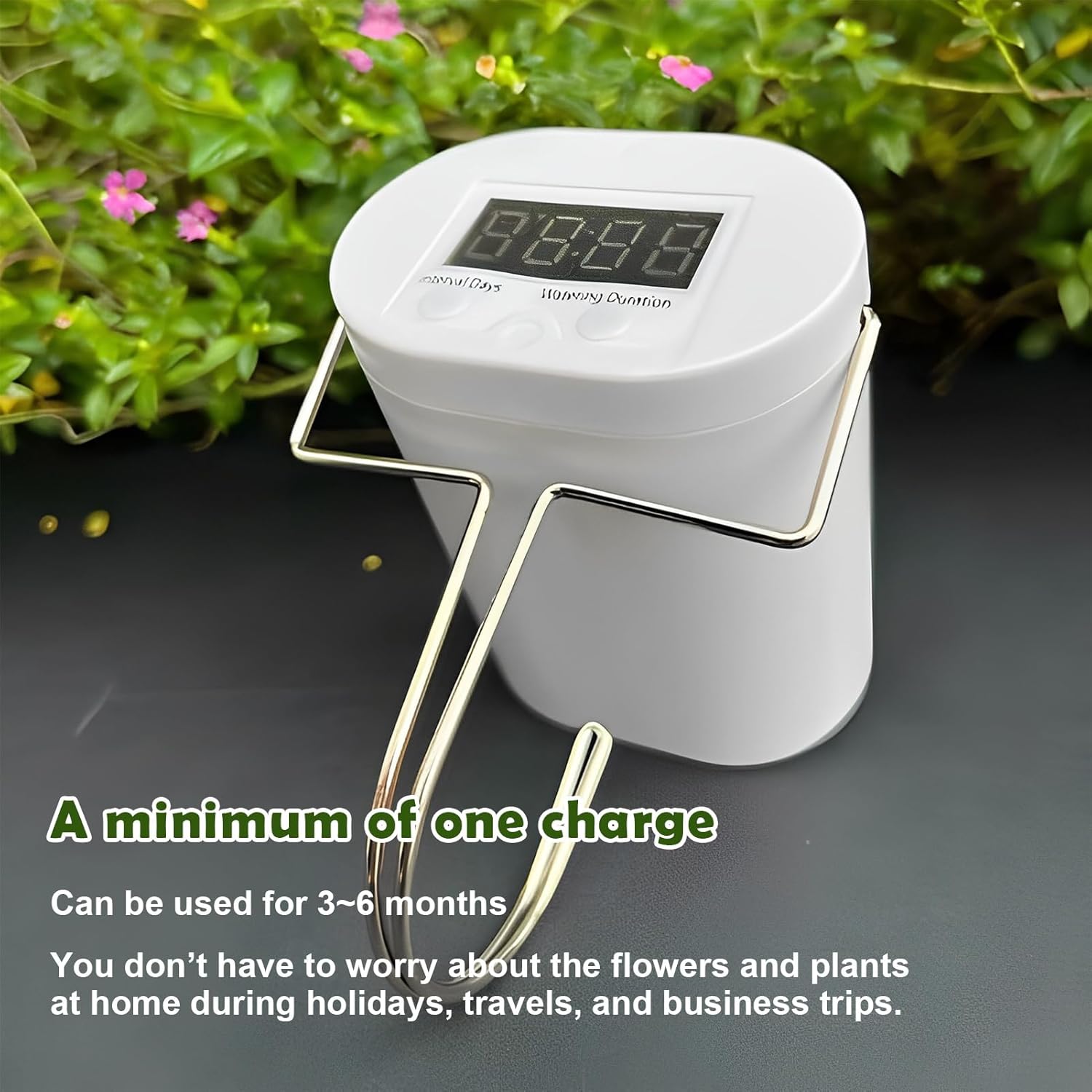Smart Automatic Plant Watering System With LED Display, Indoor Drip Irrigation Kit For Potted Plants, USB Powered Plant Leak Watering Device, Perfec - 3