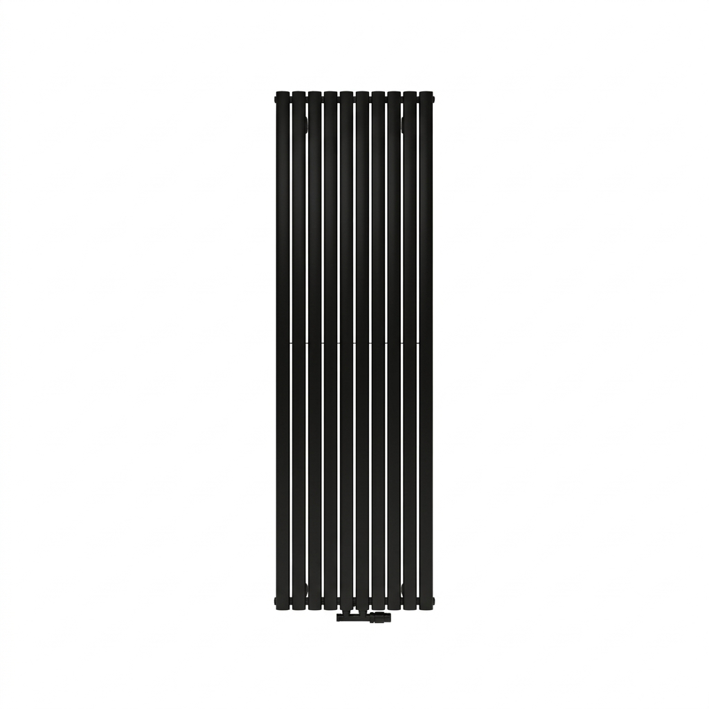 Grzejnik dekoracyjny podwójny 50 Vertirad 180x47 cm czarny mat 1440W Luxrad