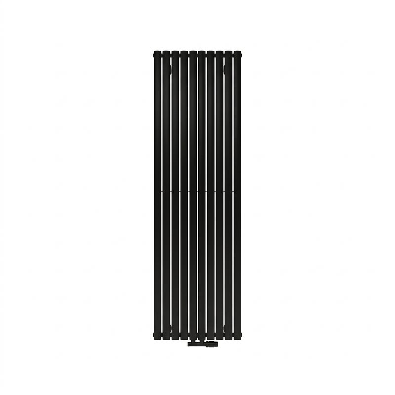 Grzejnik dekoracyjny podwójny 50 Vertirad 180x47 cm czarny mat 1440W Luxrad