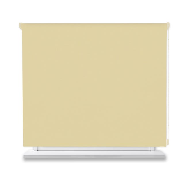 Estor Enrollable Opac Tejido Premium Liso Color Beige 190x250 | Leroy ...