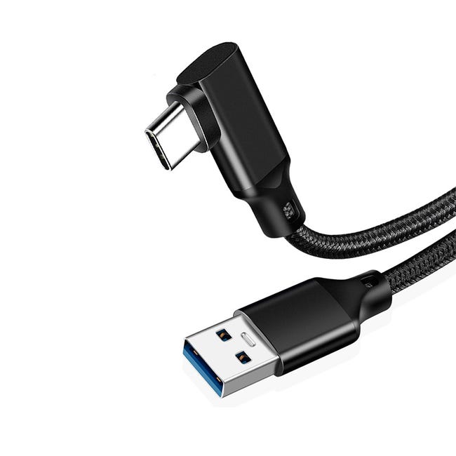 Cavo HDMI Ethernet CABLEPELADO A Gomito 3m 270° | Contatti Dorati 4K | Compatibile Con PC, PS5, Xbox E Smart TV