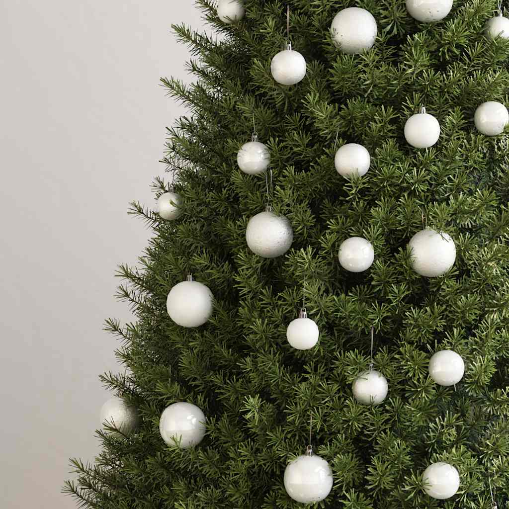Ensemble de boules de Noël 100 pcs Blanc vidaXL - 4
