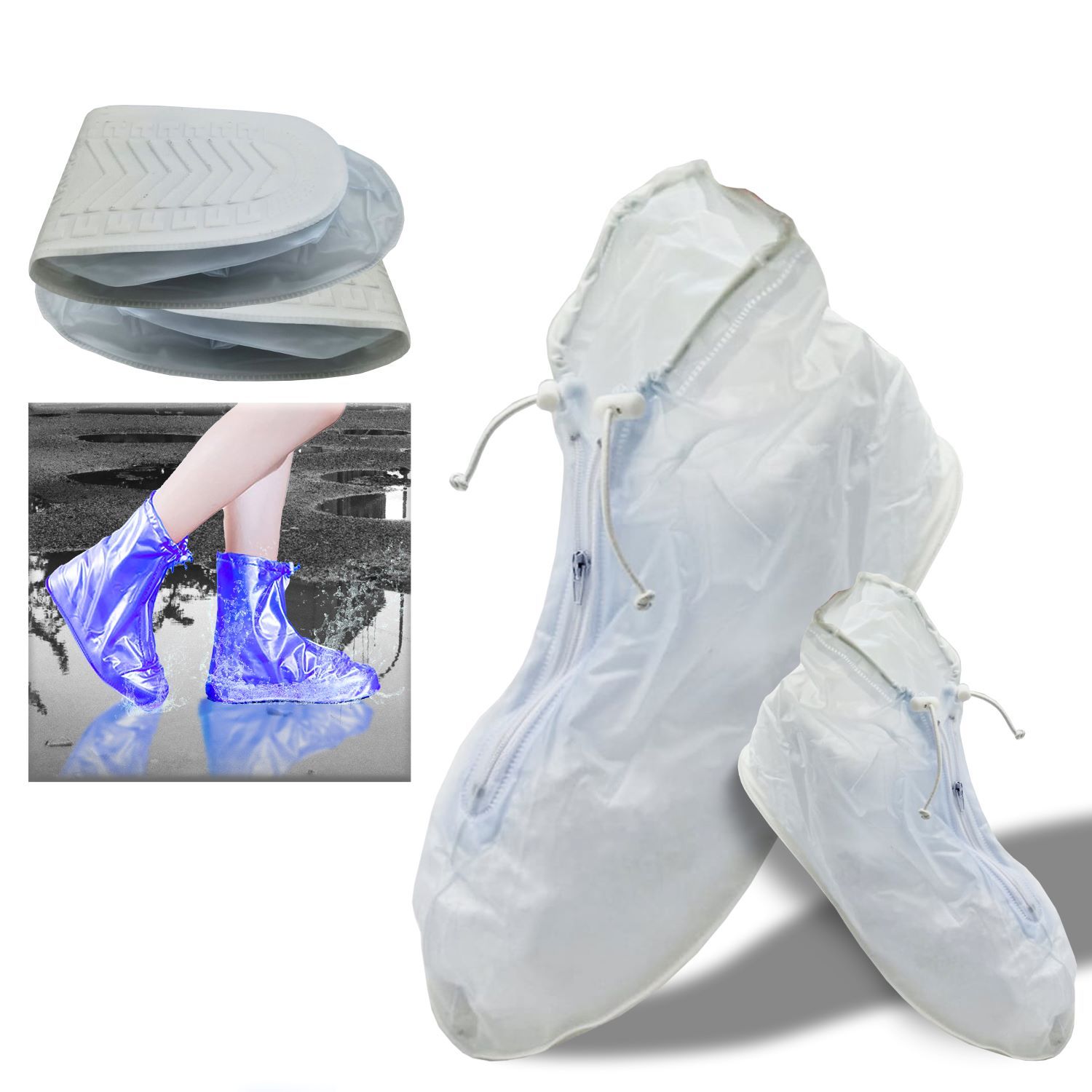 Ydfagak Impermeabile Copriscarpe, Copriscarpe Antiscivolo Con Suola