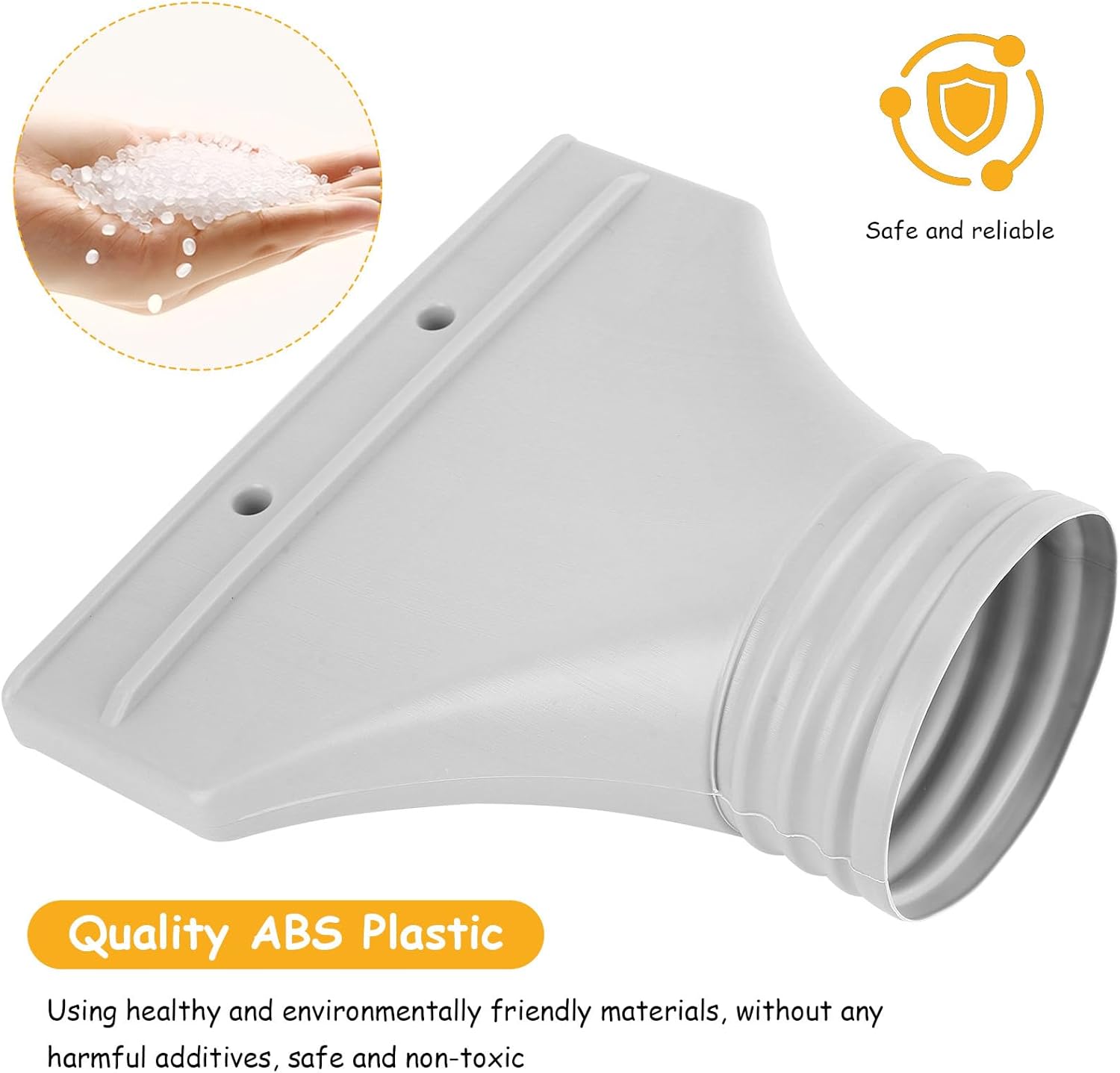 Adaptateur de Fenêtre pour Tuyau d'Évacuation de Climatiseur, Passage Plat pour Tuyau d'Évacuation, Adaptateur pour Fenêtres de Toit et Fenêtres Incli - 5