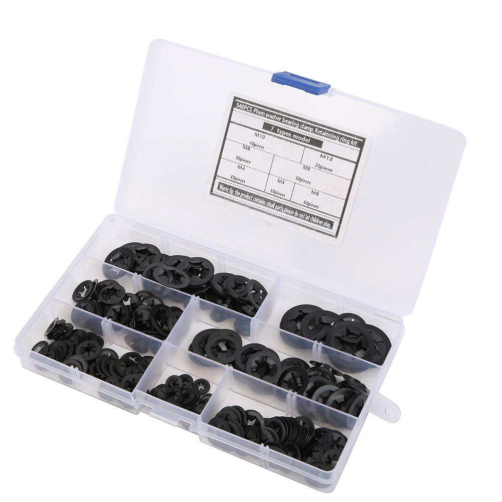 Dischi Bloccaggio Starlock 40 Pezzi - Acciaio Manganese, 30 Mm, Per Scudi Termici Auto