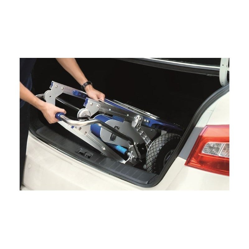 Diable monte-escaliers électrique avec frein STOCKMAN - Roues increvables - Charge 170kg - DMEG170 - 6