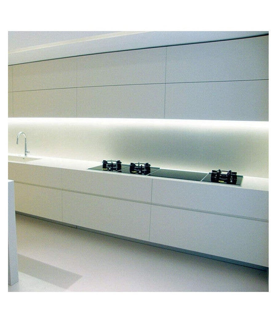 Trade Shop - Plafoniera Led Neon T5 Sotto Pensile Tubo Vetro Opaco 10 Watt 60 Cm T5-60 - Bianco Freddo - - 2