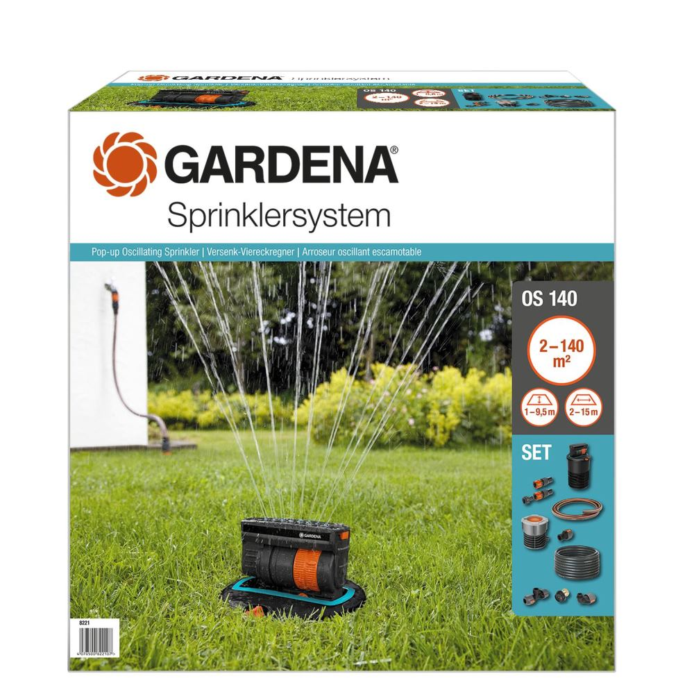 GARDENA Kit arroseur oscillant escamotable OS 140 (8221-20). - 7