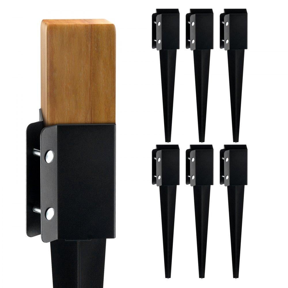 VEVOR Kit Supports de Pergola 6x6 po 15x15 cm Support de Poteau Bois de Menuiser
