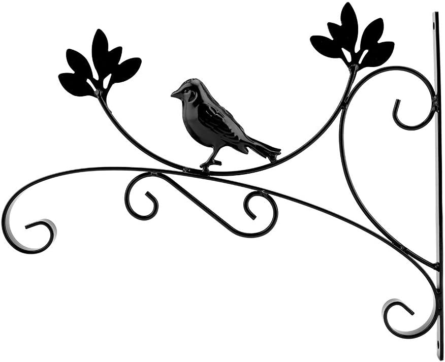 Wiszący uchwyt ścienny na rośliny, dekoracyjny żelazny hak na doniczki, kosze do sadzenia, karmniki dla ptaków, latarnie