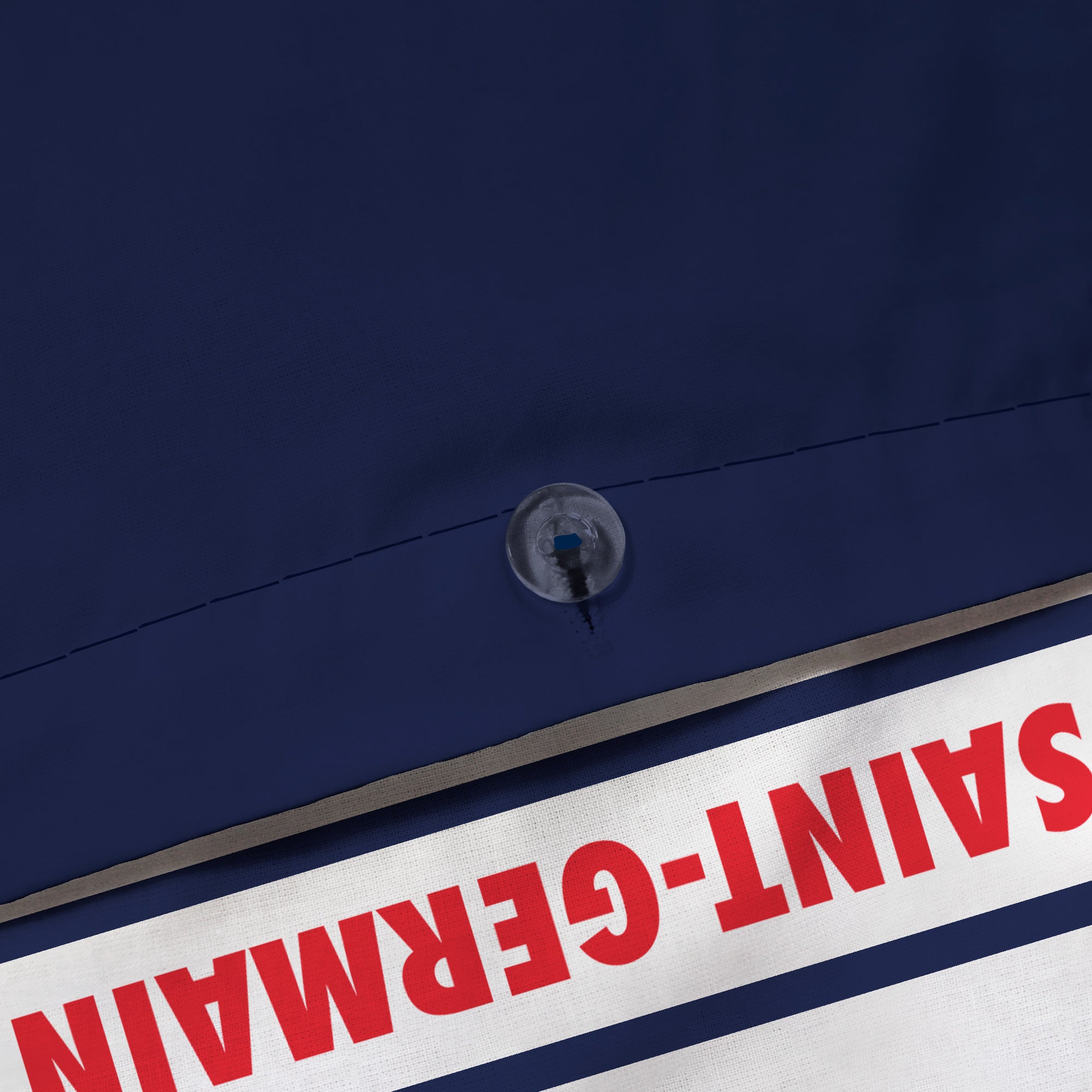 Parure de lit imprimée 100% coton, PSG LOGO - 8