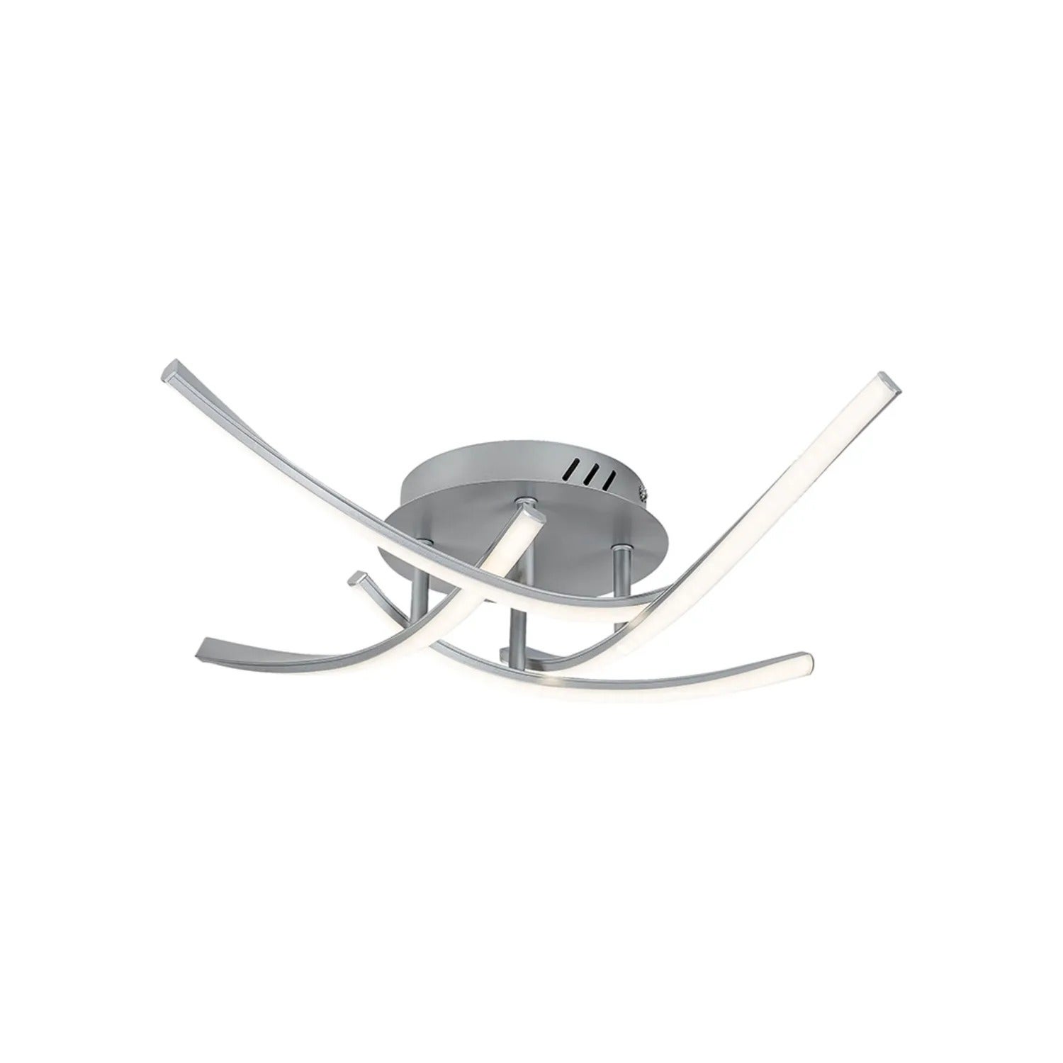 Lampa sufitowa LED Tatjana 30W Neutralna biel 1950lm metal srebrno-biała wym:10,5x62x62cm IP20 Rabalux