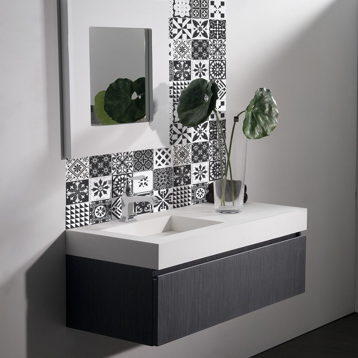 9 adesivi piastrelle azulejos agustino - Sticker adesivo - adesivi murali - 9stickers20x20cm - 5