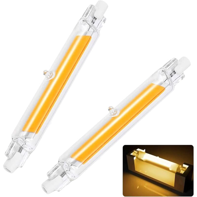 Ampoule LED R7S LED 118 Mm à Intensité Variable 20 W à Double Extrémité à économie D'énergie