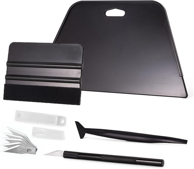 Kit de herramientas para alisar papel pintado, para la instalación de papel pintado autoadhesivo y láminas de vinilo.