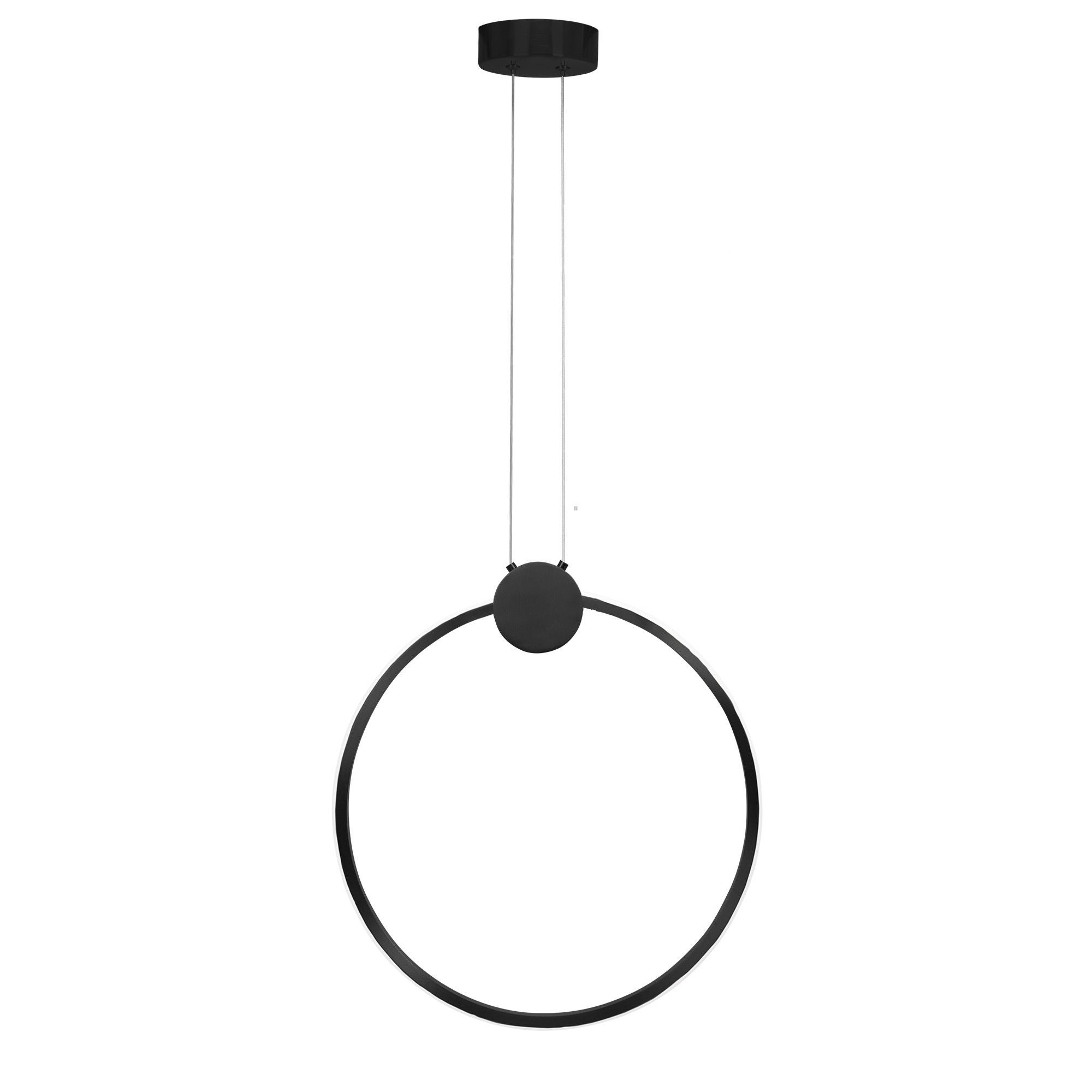 Lampa Sufitowa Wisząca Led Toolight Led App1398-Cp Czarny 50Cm
