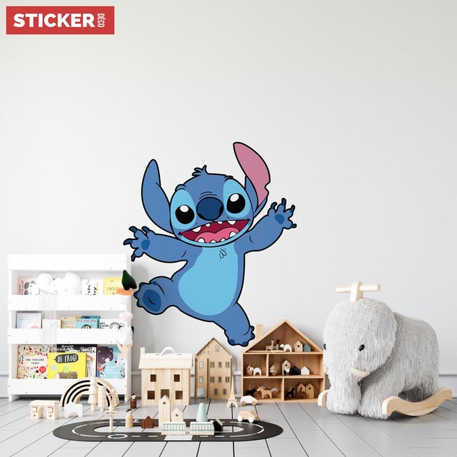 Planche De Stickers Stitch (Lilo & Stitch) - 10/17 Cm - Marque Tcorporation Edition - Neuf