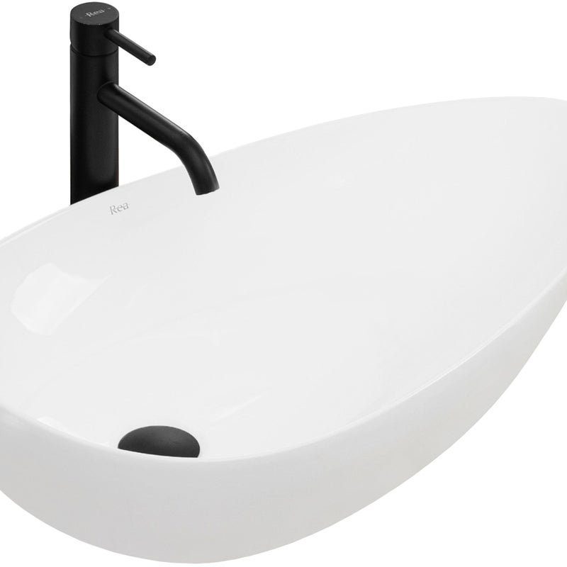 Umywalka Nablatowa Rea Greta 75 Biały 77 X 43