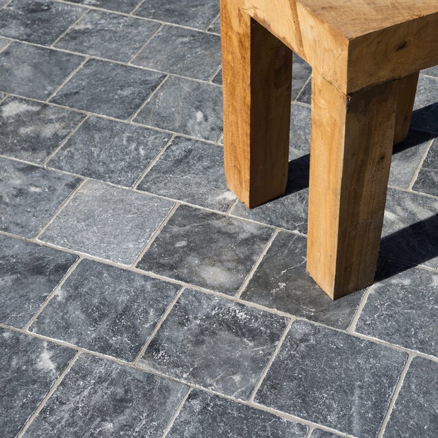 Pavé Pierre d'Adana Gris Bleu Foncé 15,25x15,25x3 cm (vendu au m² - 42 pavés/m²) - RO'MA NATURE