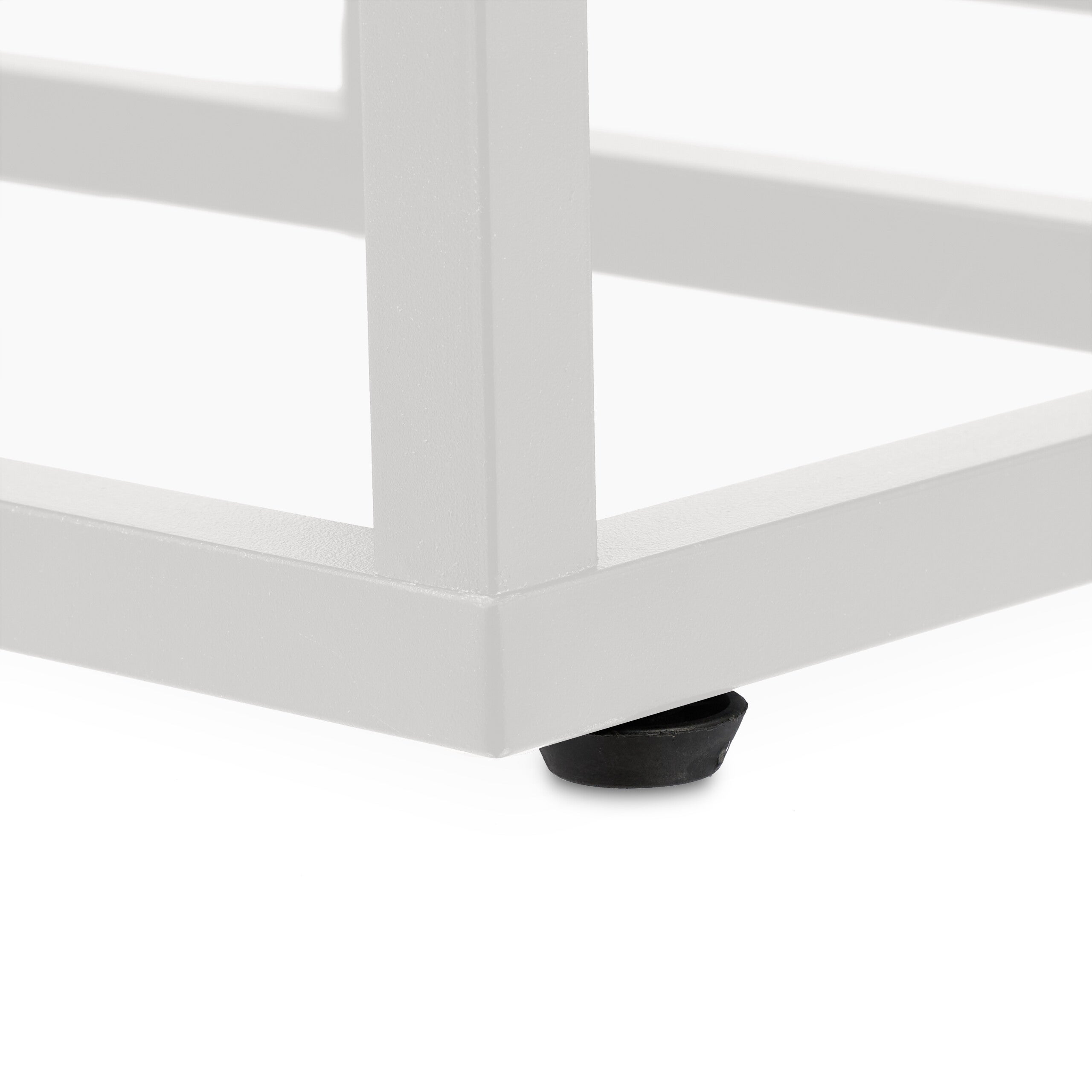 Étagère à plantes, 4 niveaux, 100x40x40 cm, peu encombrant, acier et MDF, escalier pour fleurs, blanc-nature, Relaxdays - 7