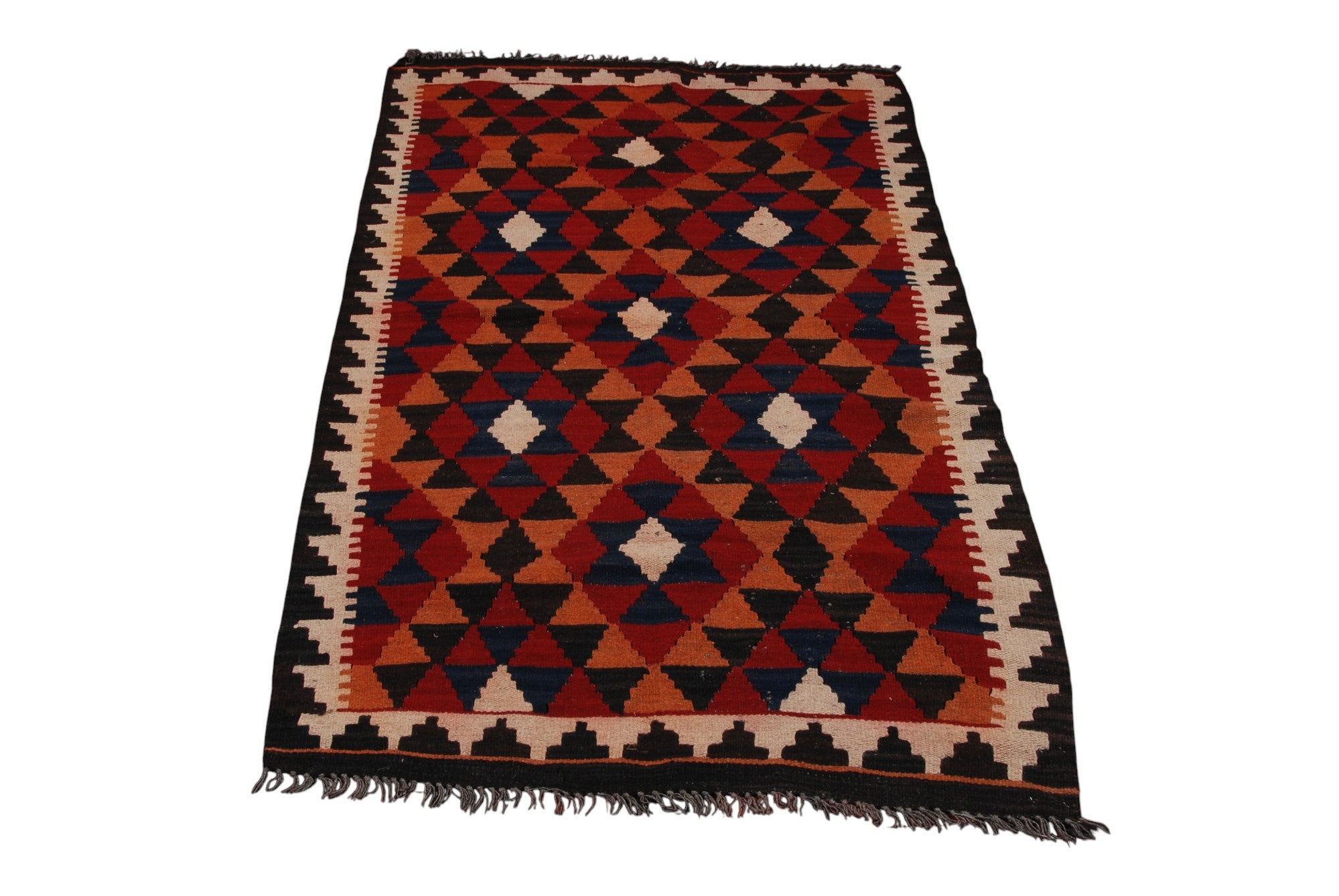Oryginalny ręcznie robiony kilim - 185x100 cm (GalleriaFarah1970)