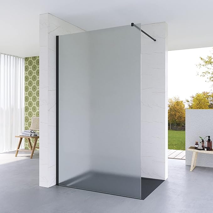Paroi de douche anticalcaire transparente coulissante Walkin 8mm H200