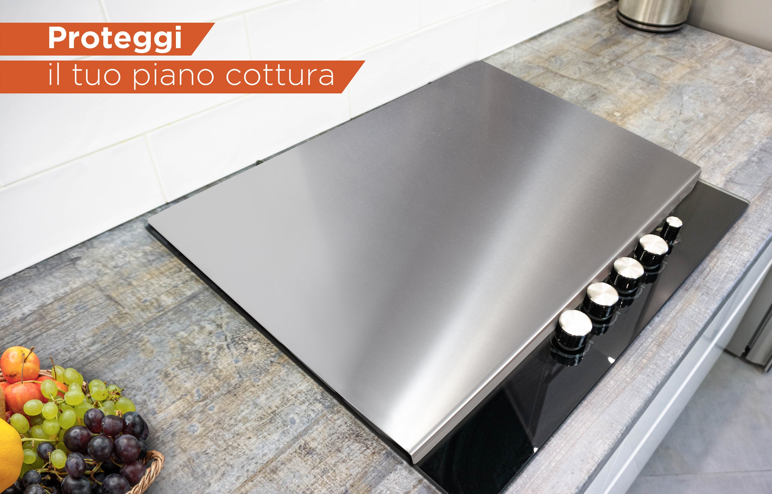 INOXLM Tagliere Spianatoia 60X50 piega 2 cm per impastare Piano da Lavoro in Acciaio Inox per Cucina per Bar per Ristorante per impastare - 5